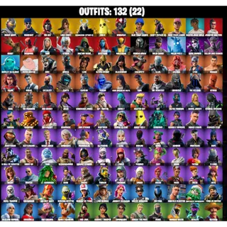 💥 Premium Fortnite Account | 132 Skins | Deadpool, Wolverine, Doctor Doom, Midas, Solid Snake & More! ⚡
