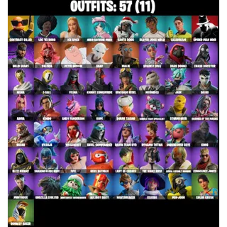 🔥👑 OG FORTNITE ACCOUNT | AERIAL ASSAULT BOMBER 🔥 CUDDLE TEAM SPECIALIST 🐻 | GODZILLA 🦖 | FA 🔓57