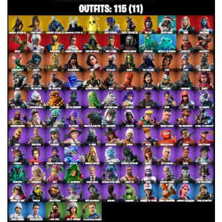 🔥 OG OMEGA 🤖 | LARA CROFT 🏹 | THE VISITOR ☄️ | FULL MARVEL PASS | OG DRIFT | 115 SKINS | FA 📧