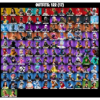 🔥👑 OG FORTNITE ACCOUNT | LARA CROFT 🏺 CHLOE FRAZER | DARK SERIES ⚫ | MARVEL 🦸‍♂️ | FA 🔓