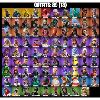 💥 Premium Fortnite Account | 89 Skins | VBUKS 500 | Drift, Midas, Doom Slayer, Geralt, Omega, Lynx, Red Knight ⚡