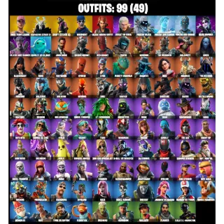 💥  Fortnite Account | 99Skins| 850 V-Bucks 💸 | Drift, Black Widow, John Wick, Geralt, Frozen Legends & More! . ghoul trooper