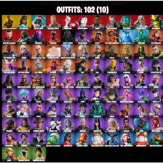 💥 Premium Fortnite Account | 102 Skins |  2150V-Bucks 💸 | Spider-Man, Darth Vader, Doom, Spider-Gwen, Solid Snake & More! ⚡