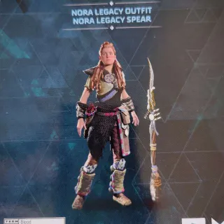 PS4/PS5 Horizon Forbidden West, Nora Outfit/Spear