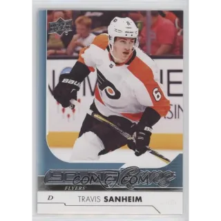 2017-18 Upper Deck #214 Travis Sanheim Rookie Card (Philadelphia Flyers)