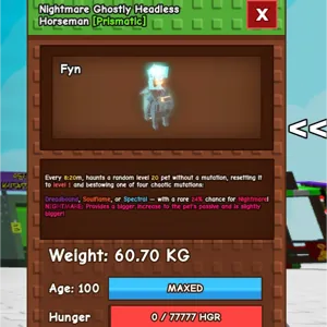 60Kg+ Ghostly Headless