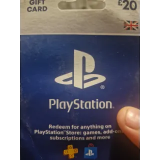 £20.00 GBP PlayStation Store