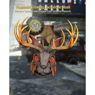 Glowing Jackalope Mask