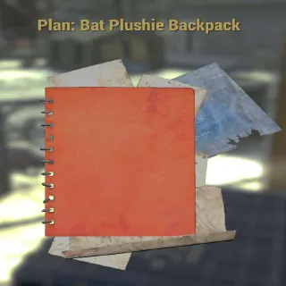 Bat Plushie Backpack