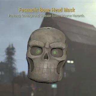 Fasnacht Bone Head Mask