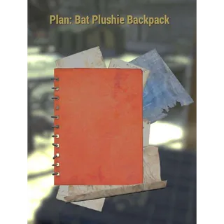 Bat Plushie Backpack