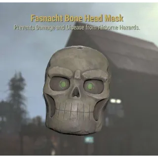 Fasnacht Bone Head Mask