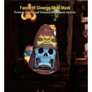 Fasnacht Glowing Skull