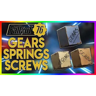 1k Gears Springs Screws