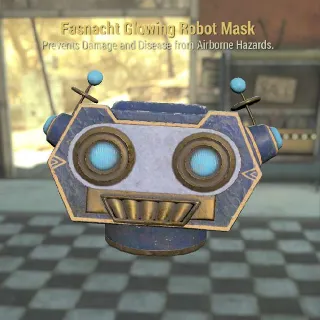 Glowing Robot Mask