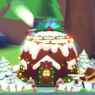 Christmas Pudding House - FULL Exterior