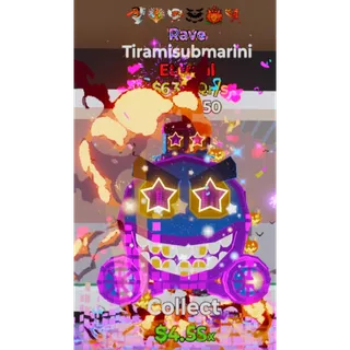 MAX LEVEL 6 Trait Rave Tiramisubmarini 63.1Qi/s