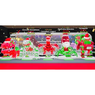 MAX LVL 250 Christmas Bundle (Klombo, Cannone, Dragon, Spider, Garb)