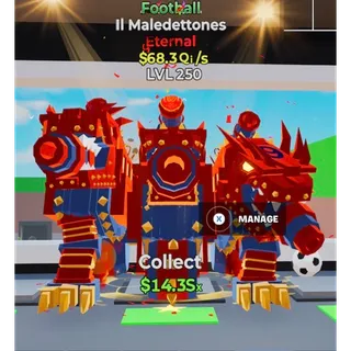 MAX LEVEL 250 Football Il Maledettones 68.3Qi/s