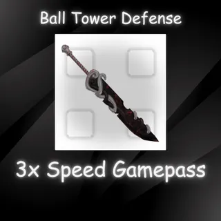 BALL TOWER DEFENSE - 3x Speed Gamepass