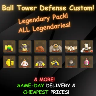 BALL TOWER DEFENSE - Legendary Pack (All Legendaries)