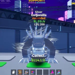 Silver Gorgonzilla