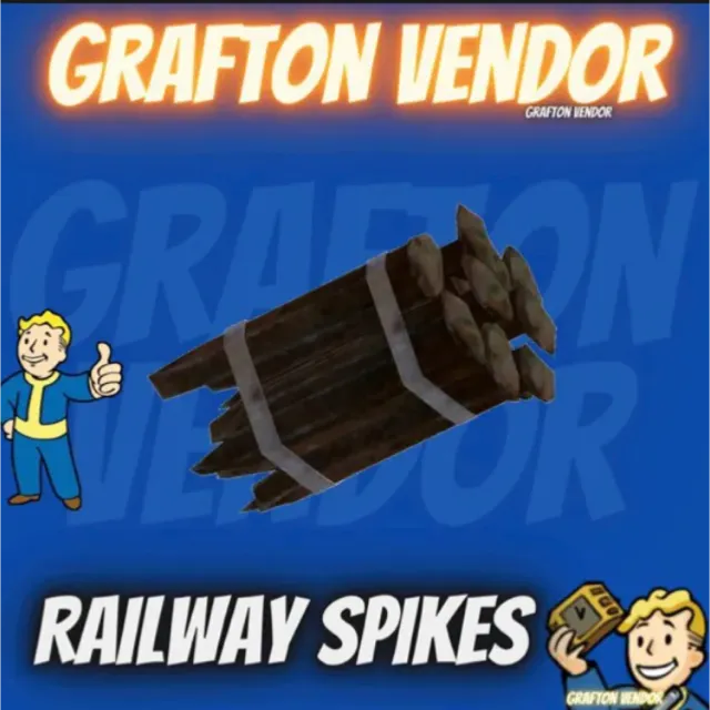 100k railway spikes fallout 76 game item gameflip