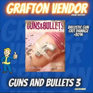 100 Guns and bullets 3