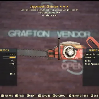 Weapon | Jugg40+1A Chainsaw