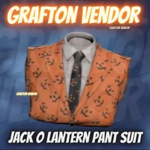 Jack o lantern pant suit