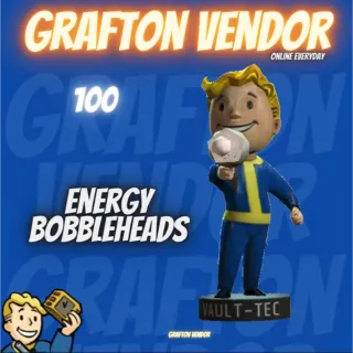 100 Energy bobbleheads