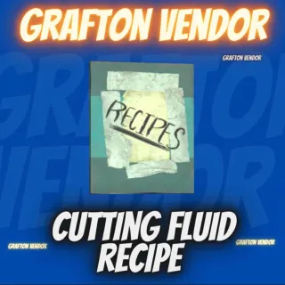 Cutting fluid recipe