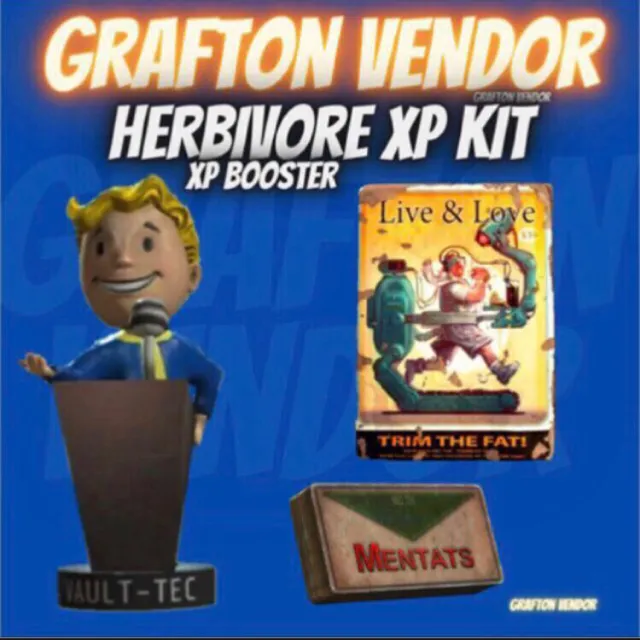 Aid Herbivore XP Kit Fallout 76 Game Items Gameflip