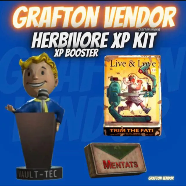 Aid Herbivore XP kit Fallout 76 Game Items Gameflip