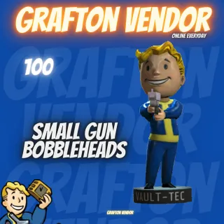 100 Small gun bobblehead