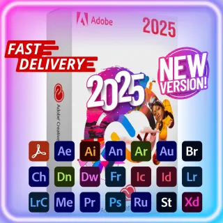 Adobe Creative Cloud Collection 2025 ( all Apps inclauded )