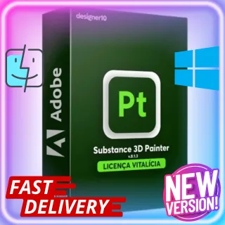 Adobe Substance 3D Painter 1 Windows or Macos Lifetime access