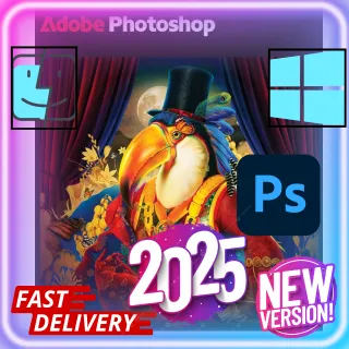 Adobe Photoshop 2025 (PC) (1 Device, Lifetime)