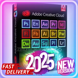 Adobe Creative Cloud Collection 2025 full New version 1 Device Lifetime access 