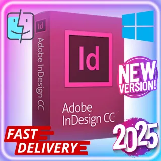 Adobe InDesign 2025 Windows or Macos Lifetime access