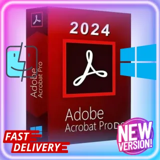 Adobe Acrobat Pro 2024 DC PDF Lifetime Software (Windows / Mac)