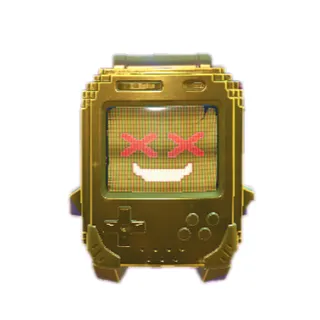 Gold 8-Bit Sprite - You keep it