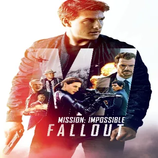 Mission: Impossible - Fallout iTunes Digital Code Only.  Won't Port.