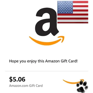 $5.06 GIFT CARD AMAZON USA ***SUPER DROOPER BAMBAXTER GREAT DEAL***
