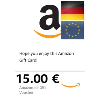 15€ Gift Card Amazon Germany        *** SUPER BAMBAXTER KAWABOONGA HYPER DEAL ***