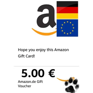 5€ Gift Card Amazon Germany        *** SUPER BAMBAXTER KAWABOONGA HYPER DEAL ***