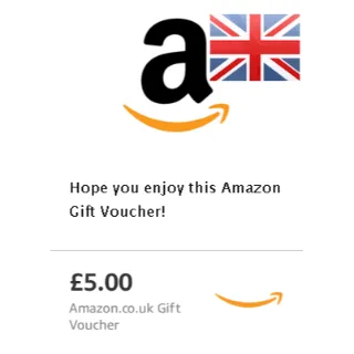 £5 Gift Card Amazon UK  ***SUPER DROOPER BAMBAXTER KAWABOONGA CHRYSTMAS GREAT DEAL***