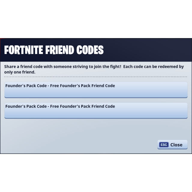 fortnite found pack codes save the world - codes for save the world fortnite