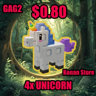4X PET UNICORN | GAG 2 |
