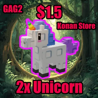 Unicorn 2x I Grow a Garden 2